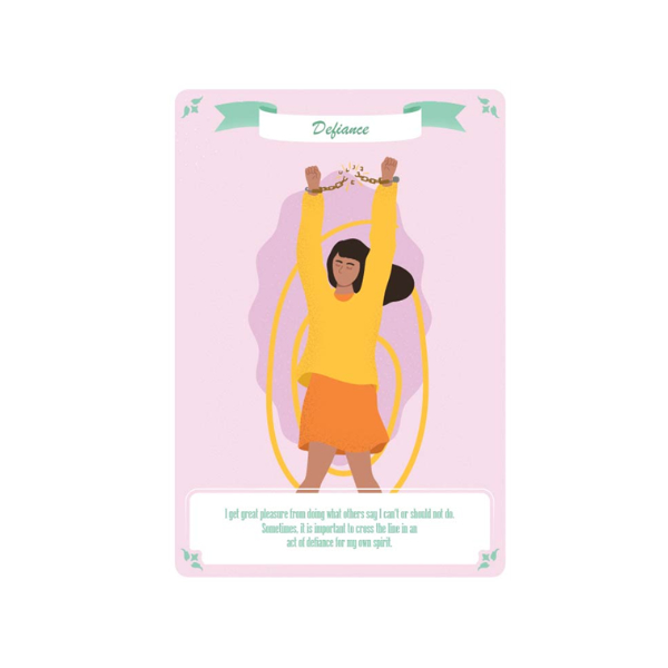 Example of Wellbeing Wisdom Cards by Shamillah Wilson