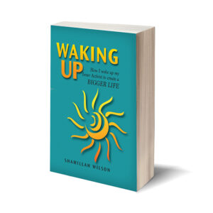 Waking up, by Shamillah Wilson, book cover